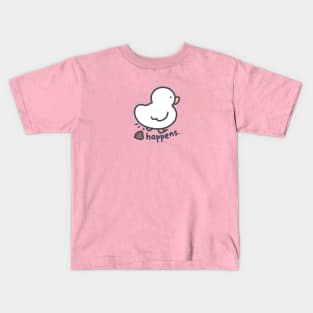 Poop Happens (Center Position) Kids T-Shirt